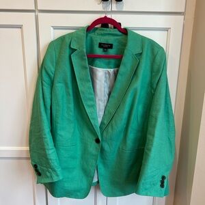 Talbots Vibrant Teal Blazer for Women 20p